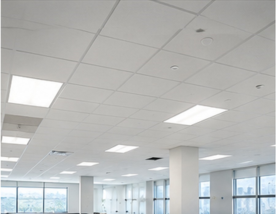 Acoustical ceiling installation